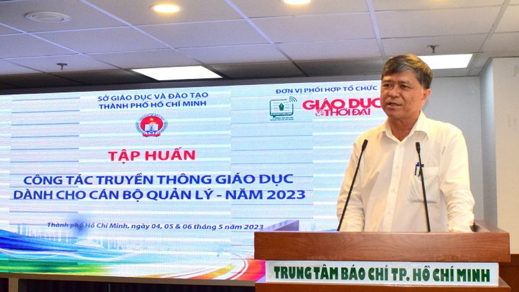 TPHCM: Tập huấn kỹ năng truyền thông cho cán bộ quản lý ngành Giáo dục