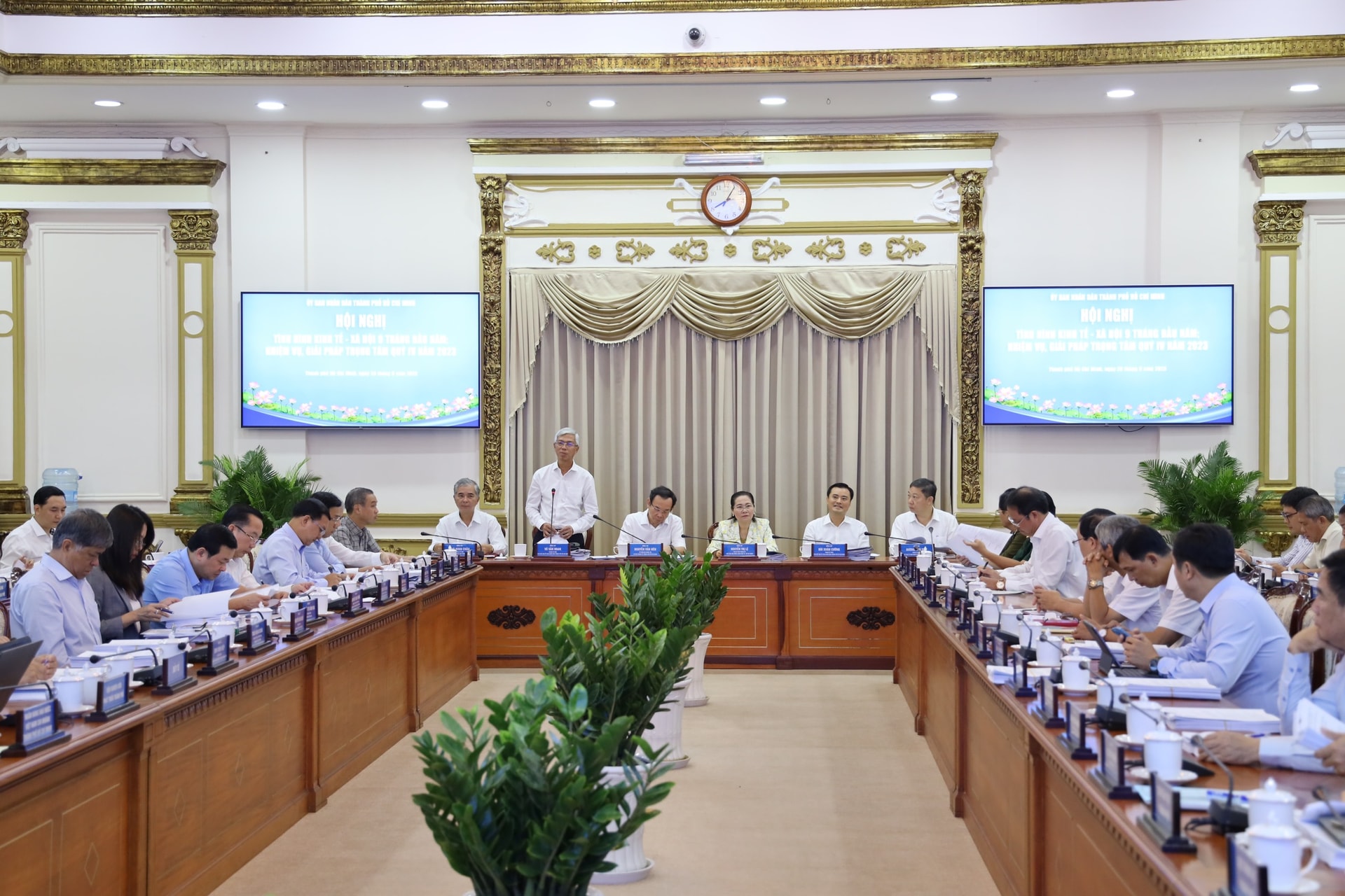 Hình ảnh Phiên họp TP.HCM triển khai nhiệm vụ, giải pháp trọng tâm quý IV năm 2023