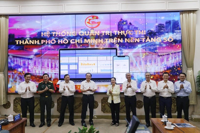 Hệ thống quản trị thực thi - bước tiến mới của TPHCM trong chuyển đổi số