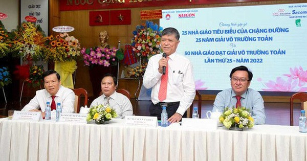 50 giáo viên nhận Giải thưởng Võ Trường Toản năm 2023