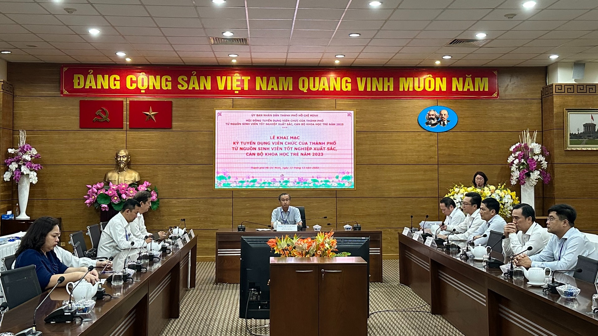 Lễ khai mạc kỳ tuyển dụng viên chức từ nguồn sinh viên xuất sắc và cán bộ khoa học trẻ năm 2023