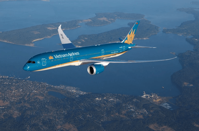 Dòng máy bay thân rộng Boeing 787 thân thiện với môi trường được Vietnam Airlines sử dụng khai thác mở đường bay thẳng mới đến Đức. (Ảnh: PV/Vietnam+)