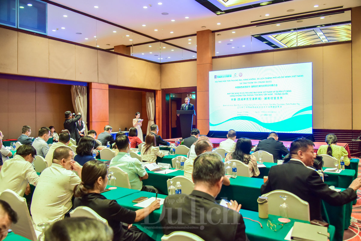 Chiều 21/3, tại TP.HCM diễn ra hội thảo xúc tiến thương mại, hàng không, du lịch TP.HCM và tỉnh Thiểm Tây (Trung Quốc).
