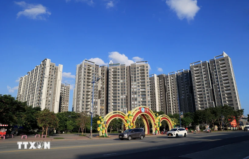 Một góc Thành phố Hồ Chí Minh. (Ảnh: Hồng Đạt/TTXVN)