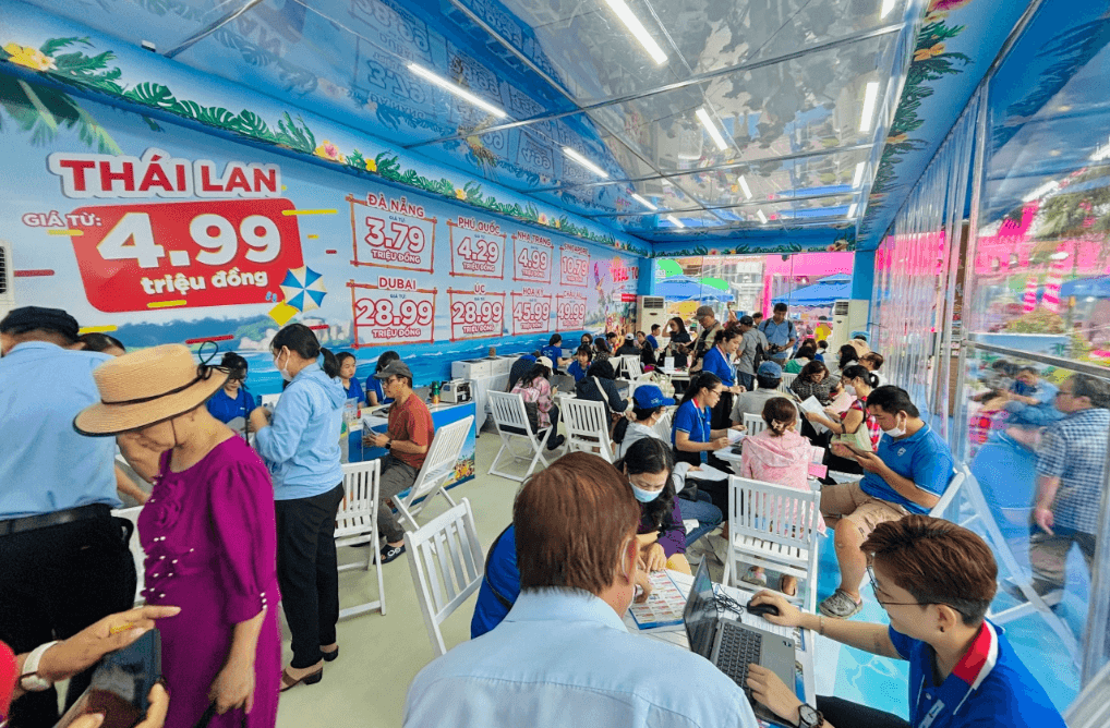 khách sử dụng sản phẩm hay mua tour du lịch trong Ngày hội Du lịch TP.HCM có thể hưởng giá ưu đãi lên đến 50%,