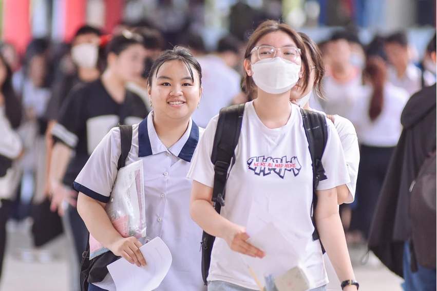 Thí sinh thi đánh giá năng lực của ĐH Quốc gia TP.HCM đợt 1 vừa qua tại điểm thi Trường ĐH Văn Lang. Ảnh: LM