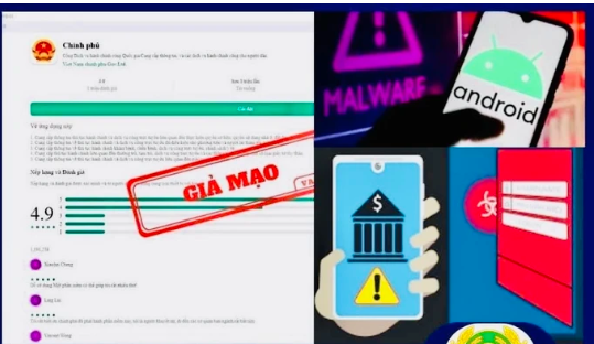 Người dân bị dẫn dụ cài ứng dụng chứa mã độc, bị chiếm đoạt tiền trong tài khoản ngân hàng.