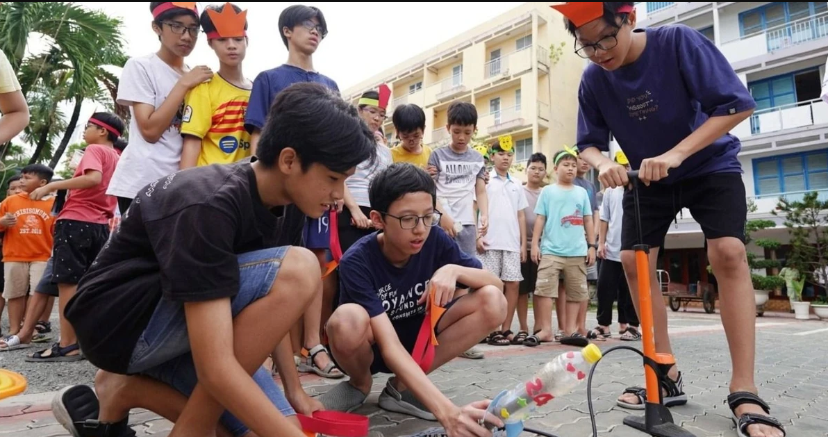 Nhiều hoạt động thú vị cho con công nhân tại trại hè Thanh Đa