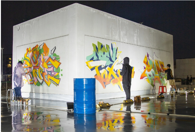 Các bức tranh graffiti sẽ được tạo ra trực tiếp tại sự kiện