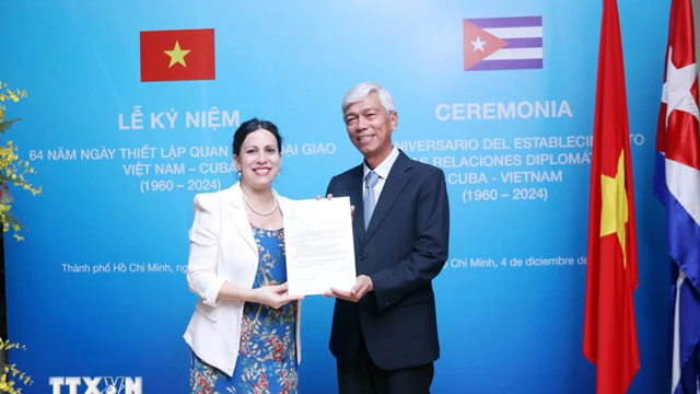 Kỷ niệm 64 năm ngày thiết lập quan hệ ngoại giao Việt Nam-Cuba