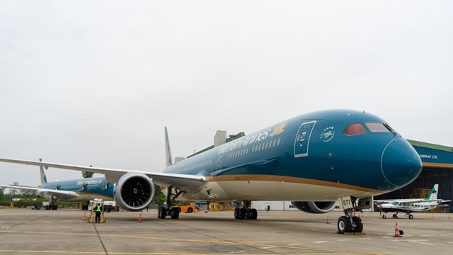 Vietnam Airlines nhận chiếc Boeing 787-10 mang số hiệu VN-A877 trong ngày 8-12  