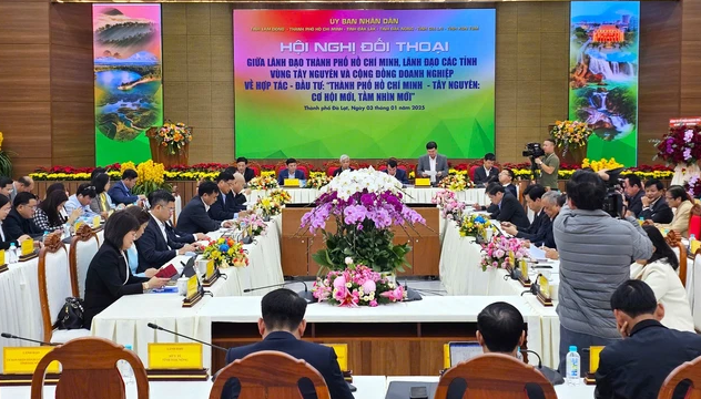 TP HCM và các tỉnh Tây Nguyên đối thoại về cơ hội hợp tác đầu tư