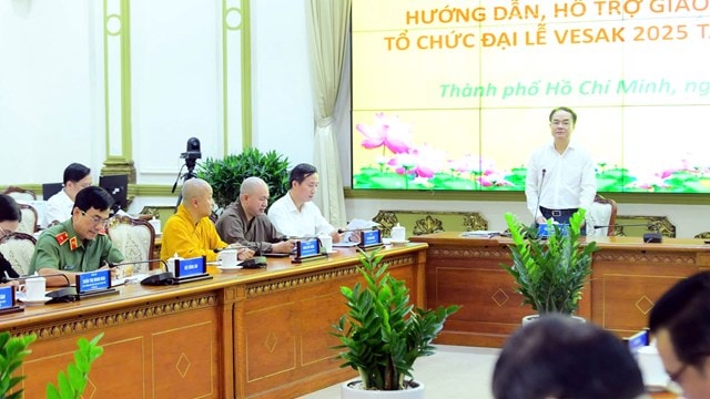 TPHCM đảm bảo đúng tiến độ các dự án phục vụ Đại lễ Vesak 2025