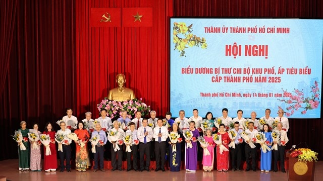 TP. HCM: Biểu dương 186 Bí thư chi bộ khu phố, ấp tiêu biểu